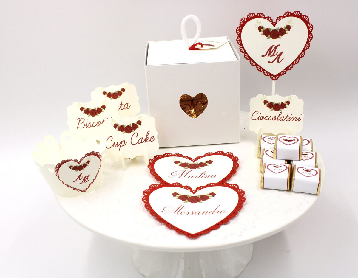Cioccolatini Cremini personalizzati San Valentino Idea regalo Segnaposto